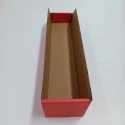 RS PRO Cardboard Storage Bin 450 mm x 100 mm x 100 mm, Red 228-1251