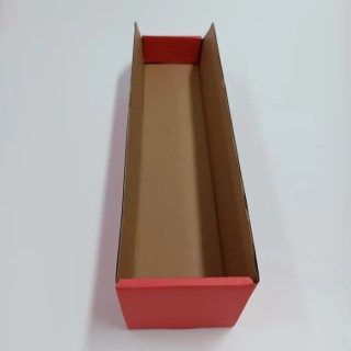 RS PRO Cardboard Storage Bin 450 mm x 100 mm x 100 mm, Red 228-1251