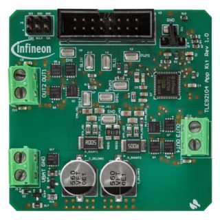 Infineon Evaluation Board for Multi MOSFET Driver IC with TLE92104-232QX, 4 Half-Bridges, for TLE9210423QXAPPKITTOBO1