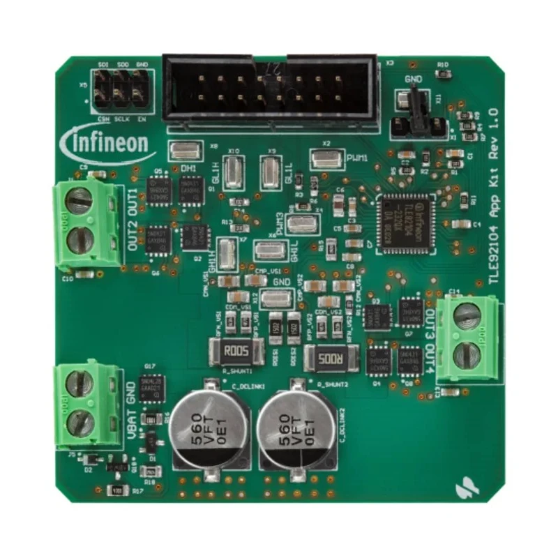 Infineon Evaluation Board for Multi MOSFET Driver IC with TLE92104-232QX, 4 Half-Bridges, for TLE9210423QXAPPKITTOBO1