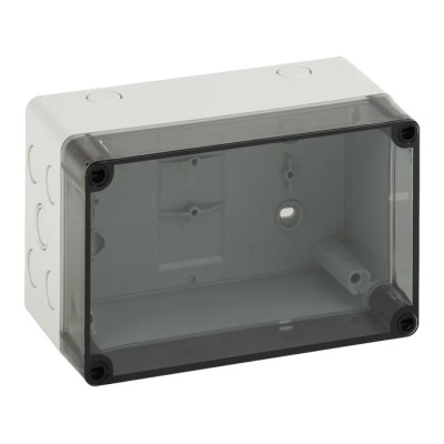 Spelsberg AK Compact Range Transparent Polystyrene Enclosure IP65 122 mm x 200 mm x 125 mm 74401201
