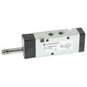 Norgren Pneumatic Solenoid Valve 5/2 Valve Function 24V 8 bar Maximum Operating Pressure Aluminium Body V63D511A-A3000