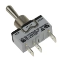 APEM Toggle Switch Panel Mount On-Off-On SPST Tab Terminal 24V DC 250V AC 637H/2