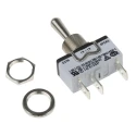 APEM Toggle Switch Panel Mount On-Off-On SPST Tab Terminal 24V DC 250V AC 637H/2