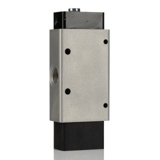 Norgren Pneumatic Solenoid Valve 3/2 Function Pilot/Spring Actuation Aluminium Body 16 bar Max Pressure V63D4D7A-XA090