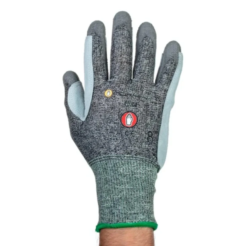Tornado Cut Resistant Grey Yarn Work Gloves with Polyurethane Coating Size 7 AUR01-07