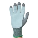 Tornado Cut Resistant Grey Yarn Work Gloves with Polyurethane Coating Size 7 AUR01-07
