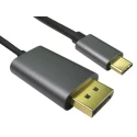 RS PRO Polyvinyl Chloride Black 2 m Male USB Type C to Male USB Type C DisplayPort Cable 229-9975