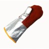Liscombe Red Leather Work Gloves Size 9 with Aluminised Coating L14-114