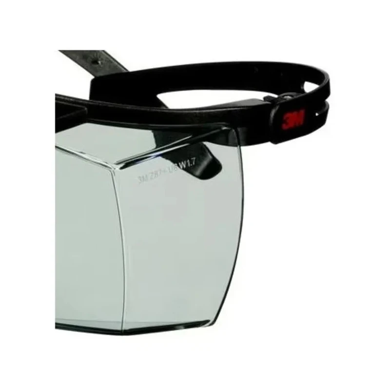 3M Over Spectacle Safety Glasses with Grey Polycarbonate Lens, Anti-Scratch, Anti-Fog, IR & UV Protection 7100217946