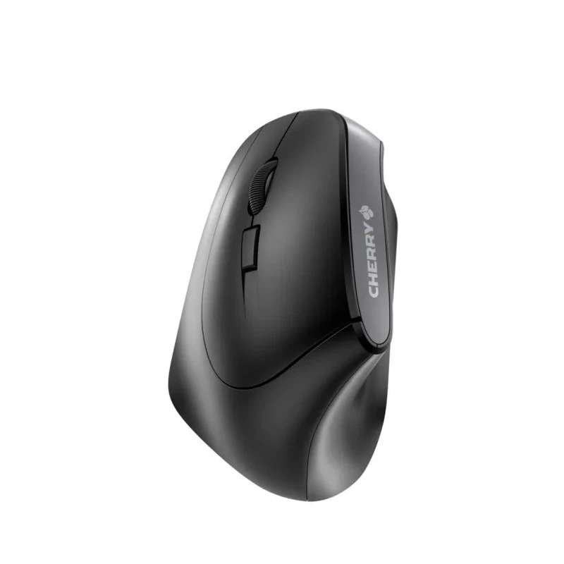 Cherry 6 Button Wireless Ergonomic Optical Mouse Left-Handed Black JW-4550