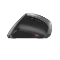 Cherry 6 Button Wireless Ergonomic Optical Mouse Left-Handed Black JW-4550