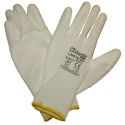 Liscombe White Polyamide Work Gloves Size 6 Polyurethane Coating LN610-06