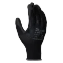 Liscombe LN6 Black Polyamide Work Gloves with Polyurethane Coating, Size 10, 12 Gloves per Pack LN614-10