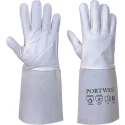 Leopard Grey Leather Welding Gloves Size 10 TIG