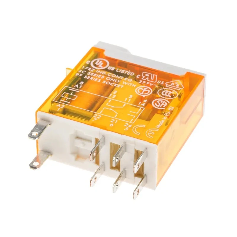 Finder Power Relay 110V AC Coil 8A Switching Current DPDT Silver Alloy Contacts 46.52.8.110.0054