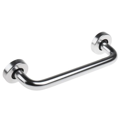 RS PRO Satin Aluminium Handle with Concealed Fixings 225 mm Length 19 mm Diameter 534-8969