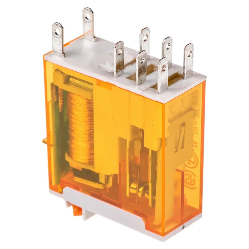 Finder PCB Power Relay 24V AC Coil Voltage 8A Switching Current DPDT 46.52.8.024.0054