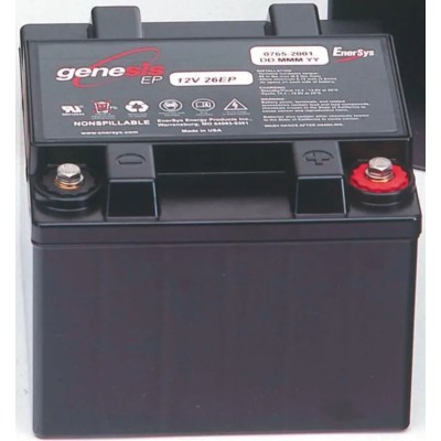 Enersys 12 V Sealed Lead Acid Battery 26 Ah Pure Lead Flame Resistant Cyclic Application RSAMP3749