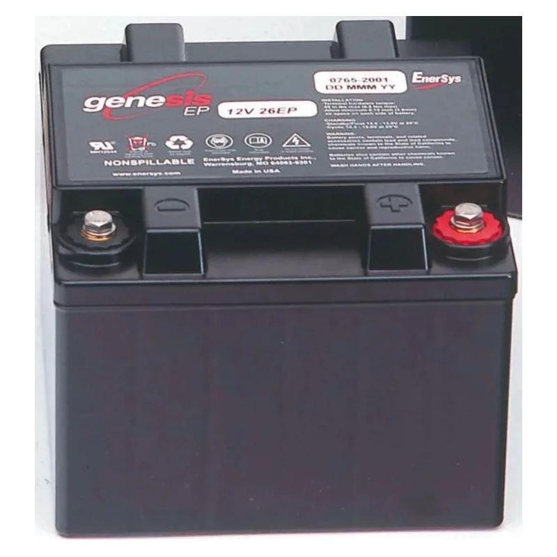 RS PRO 12 V Sealed Lead Acid Battery 42Ah Pure Lead Construction Flame Resistant Cyclic Application G12V42EP