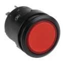 EAO 84 Series Illuminated Push Button Switch, Momentary, Panel Mount, 22.5 mm Cutout, SPST, IP67, 42 V dc K84-603.4205