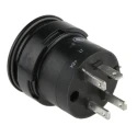 EAO 84 Series Illuminated Push Button Switch, Momentary, Panel Mount, 22.5 mm Cutout, SPST, IP67, 42 V dc K84-603.4205