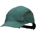 3M Green Short Peak ABS Bump Cap with Integral Sweatband and Ventilation, Head Size 52-65 cm 7100217857