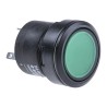 EAO 84 Series Illuminated Momentary Push Button Switch, Panel Mount, 22.5 mm Cutout, SPST, Green LED, IP67, 42 K84-603.3511