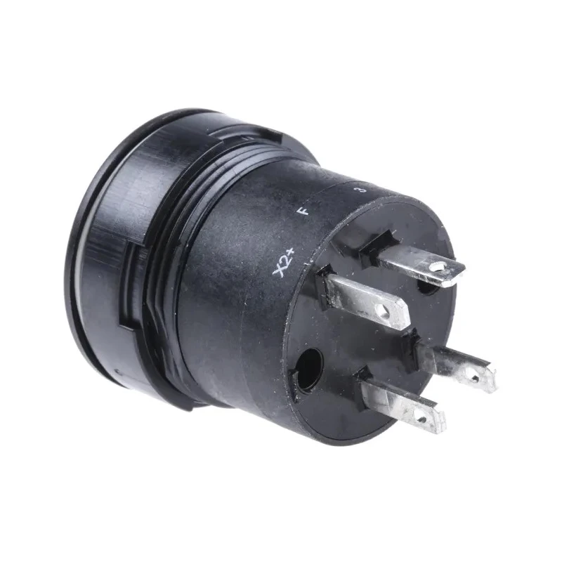 EAO 84 Series Illuminated Momentary Push Button Switch, Panel Mount, 22.5 mm Cutout, SPST, Green LED, IP67, 42 K84-603.3511
