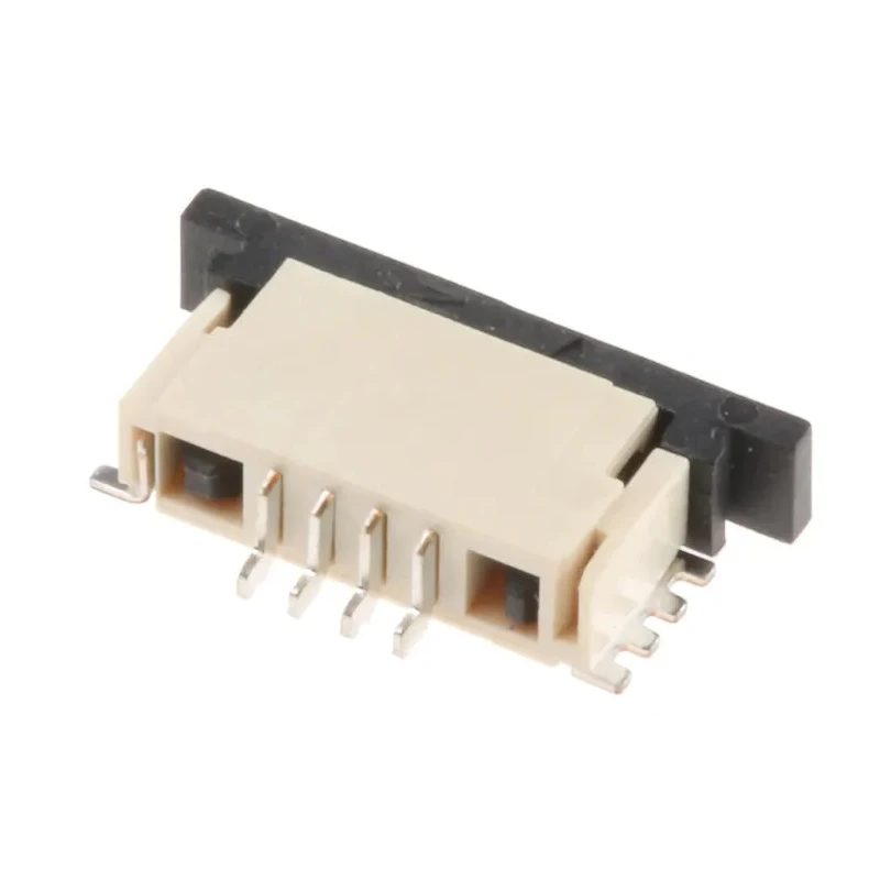 TE Connectivity FPC 1 mm Pitch 4 Way Right Angle Female FPC Connector, Solder 84952-4