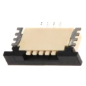 TE Connectivity FPC 1 mm Pitch 4 Way Right Angle Female FPC Connector, Solder 84952-4