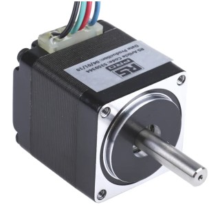 Trinamic Hybrid Stepper Motor 3.8V, 60mNm Holding Torque, 1.8° Step Angle, 28 x 28 mm Frame Size, 5 mm Shaft 535-0344