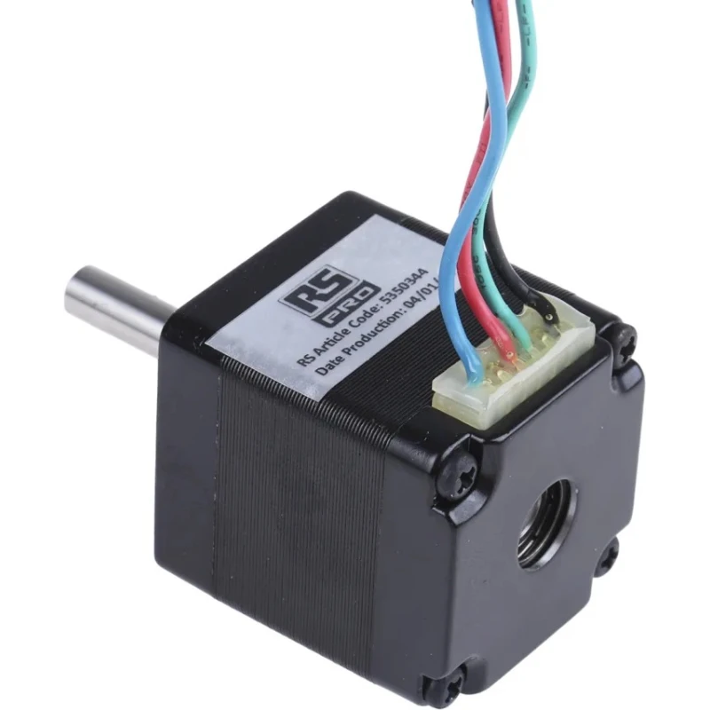 Trinamic Hybrid Stepper Motor 3.8V, 60mNm Holding Torque, 1.8° Step Angle, 28 x 28 mm Frame Size, 5 mm Shaft 535-0344