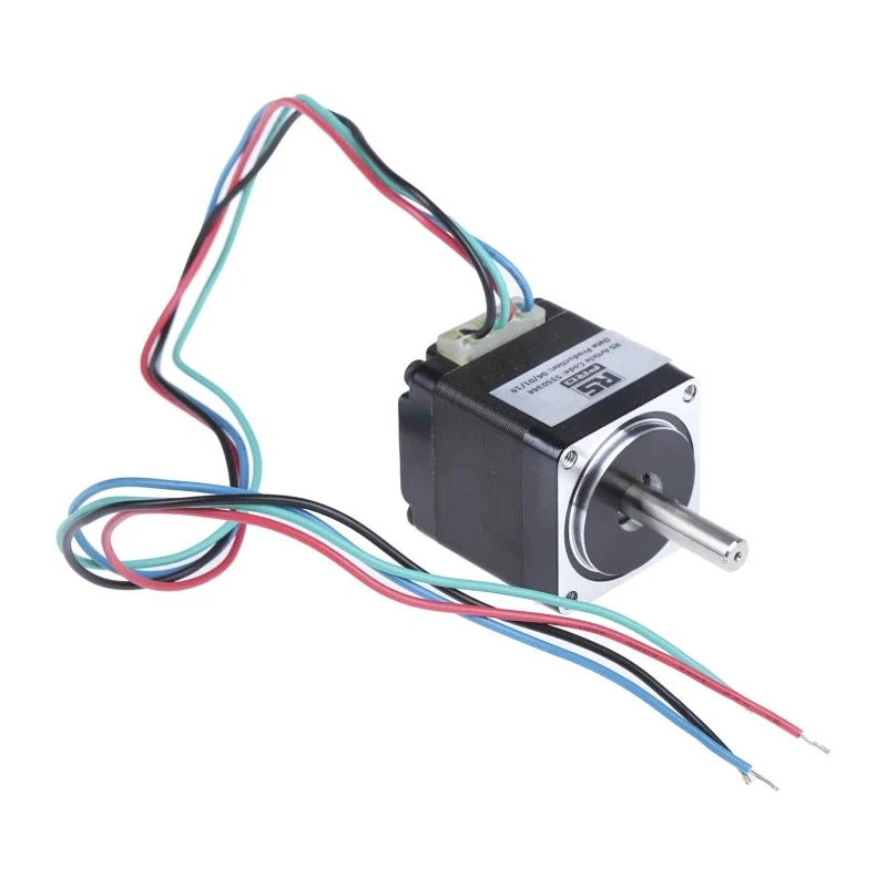Trinamic Hybrid Stepper Motor 3.8V, 60mNm Holding Torque, 1.8° Step Angle, 28 x 28 mm Frame Size, 5 mm Shaft 535-0344