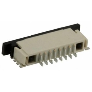 TE Connectivity FPC 1 mm Pitch 8 Way Right Angle Female FPC Connector, Solder 84953-8