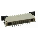 TE Connectivity FPC 1 mm Pitch 10 Way Right Angle Female FPC Connector, Solder 1-84953-0