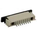 TE Connectivity FPC 1 mm Pitch 8 Way Right Angle Female FPC Connector ZIF Bottom Contact 84952-8