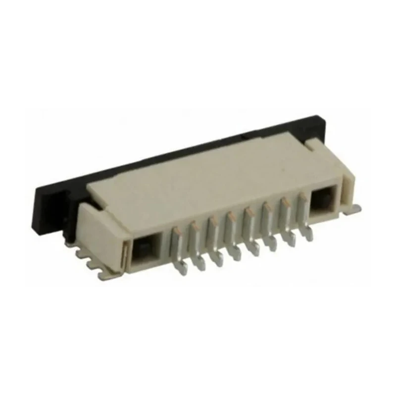 TE Connectivity FPC 1 mm Pitch 8 Way Right Angle Female FPC Connector ZIF Bottom Contact 84952-8