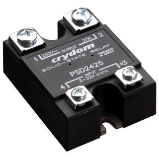 Crydom Solid State Relay Panel Mount 50A Load 280 Vrms Load 32V Control PSD2450