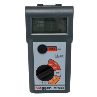Megger Insulation & Continuity Tester, 250 V Minimum Test Voltage, 500 V Maximum Test Voltage, CAT III 300 V Safety MIT220