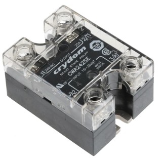Crydom Solid State Relay CW24 Series Panel Mount 25 A Load 280 Vrms Load 36Vrms Control CW24