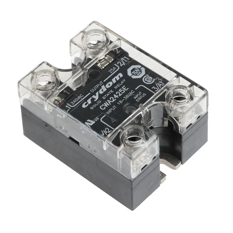 Crydom Solid State Relay CW24 Series Panel Mount 25 A Load 280 Vrms Load 36Vrms Control CW24