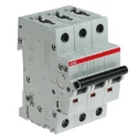 ABB System Pro M Compact S200M Miniature Circuit Breaker, 3-Pole, 16A, Type C, 440V AC, 12V DC, 10 2CDS273001R0164 S203M-C16
