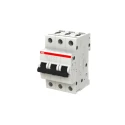 ABB System Pro M Compact S200M Miniature Circuit Breaker, 3-Pole, 16A, Type C, 440V AC, 12V DC, 10 2CDS273001R0164 S203M-C16