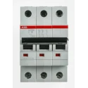 ABB System Pro M Compact S200M Miniature Circuit Breaker, 3-Pole, 16A, Type C, 440V AC, 12V DC, 10 2CDS273001R0164 S203M-C16