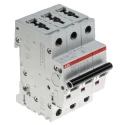 ABB System Pro M Compact S200M Miniature Circuit Breaker, 3-Pole, 25A, Type C, 440V AC, 12V DC, 10 2CDS273001R0254 S203M-C25
