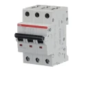 ABB System Pro M Compact S200M Miniature Circuit Breaker, 3-Pole, 25A, Type C, 440V AC, 12V DC, 10 2CDS273001R0254 S203M-C25
