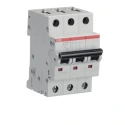 ABB System Pro M Compact S200M Miniature Circuit Breaker, 3-Pole, 25A, Type C, 440V AC, 12V DC, 10 2CDS273001R0254 S203M-C25