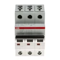 ABB System Pro M Compact S200M Miniature Circuit Breaker, 3-Pole, 25A, Type C, 440V AC, 12V DC, 10 2CDS273001R0254 S203M-C25