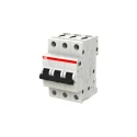 ABB System Pro M Compact S200M Miniature Circuit Breaker, 3-Pole, 20A, Type C, 440V AC, 12V DC, 10 2CDS273001R0204 S203M-C20